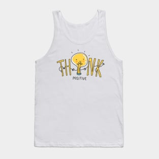 Think Positive - Positive Inspirational Quote Tank Top